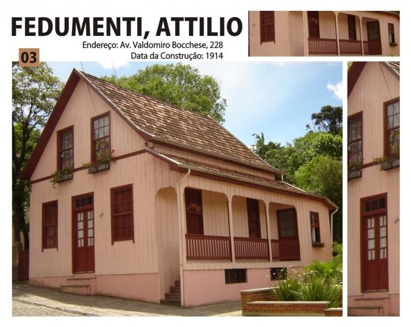 Foto de capa da Casa 03 - FEDUMENTI, Attilio
